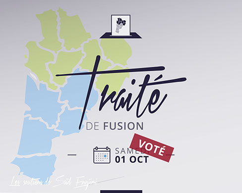 Vote du traité de fusion réalisé par La Parade - stratégie & design maker 